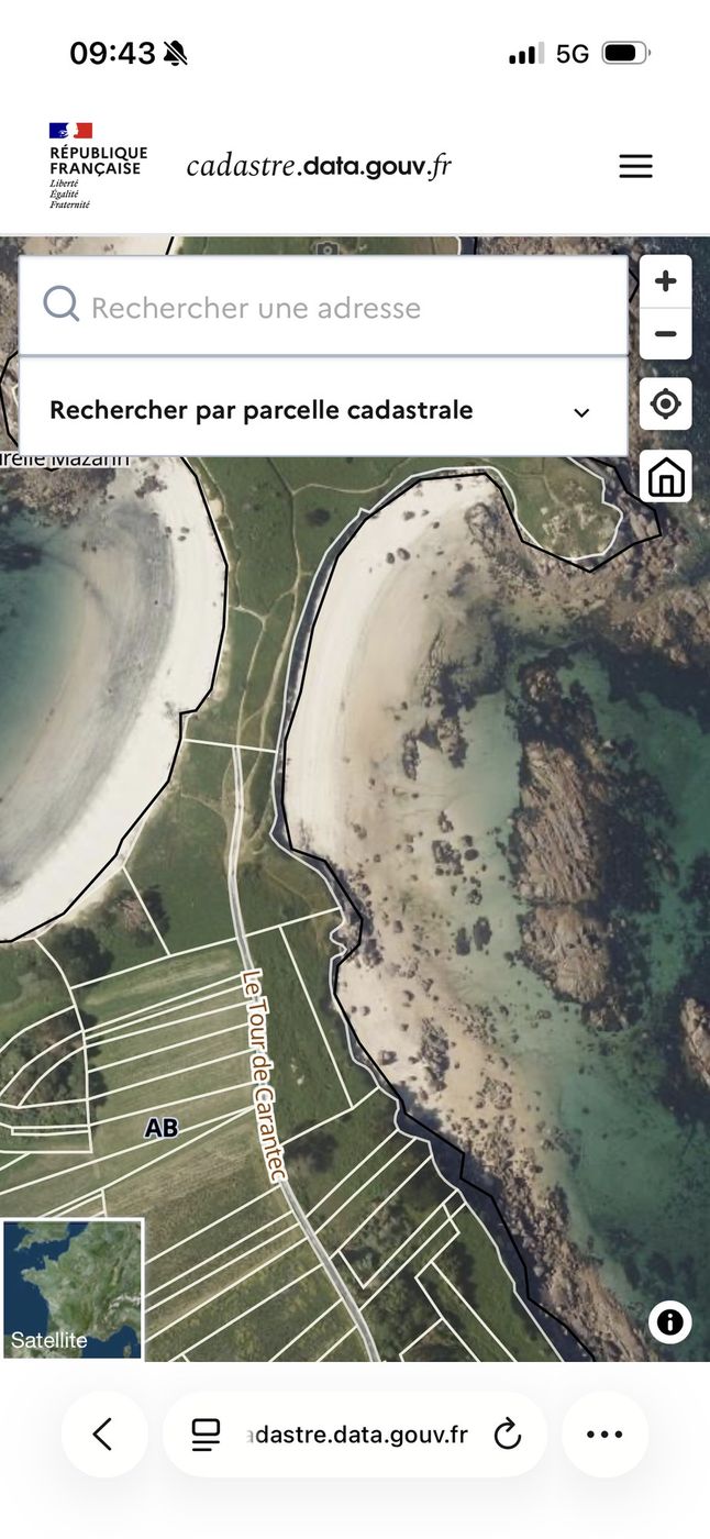 Le nord de l'île, les plages et la voirie